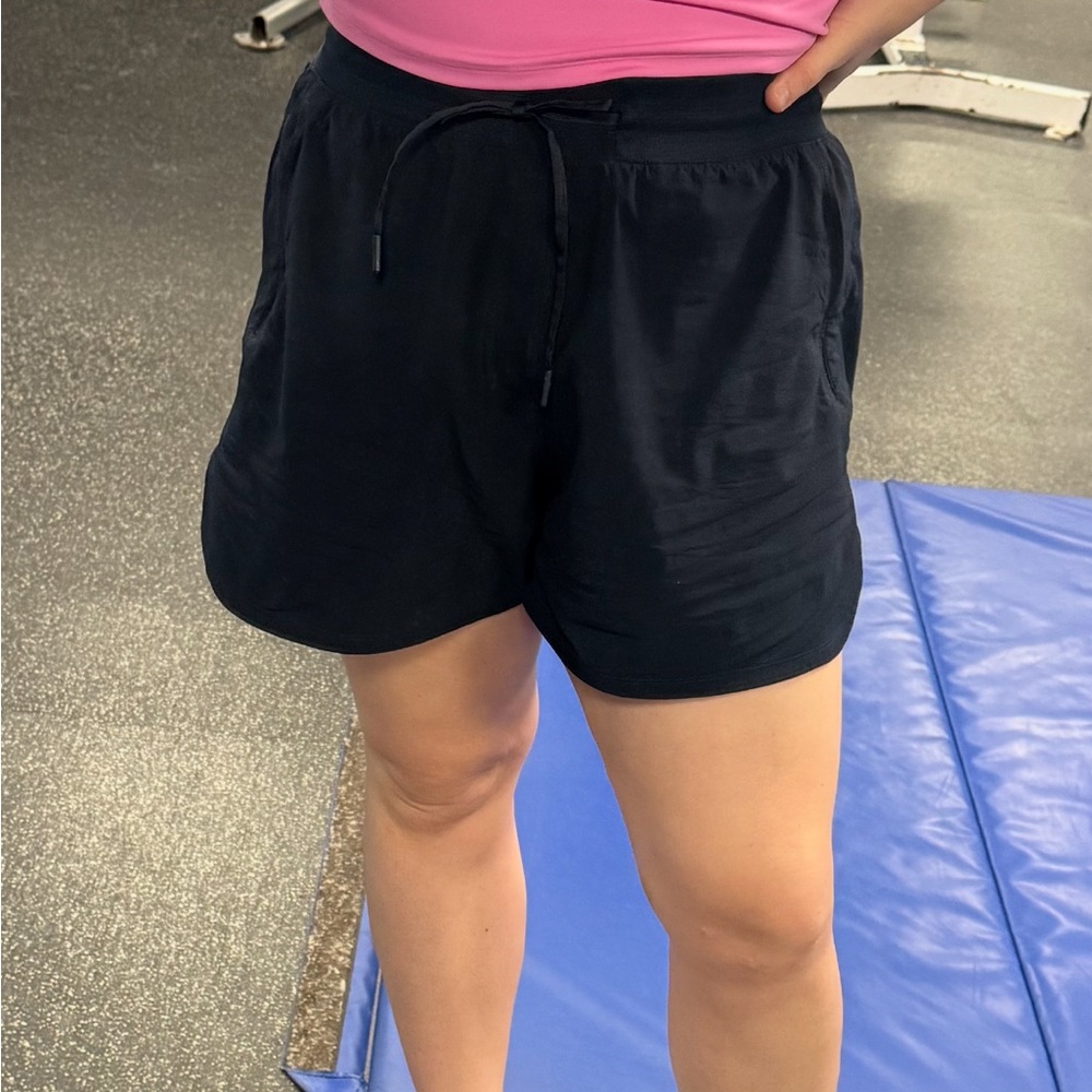 Women's Black Athletic Shorts